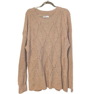Sonoma Tan Crew Neck Sweater